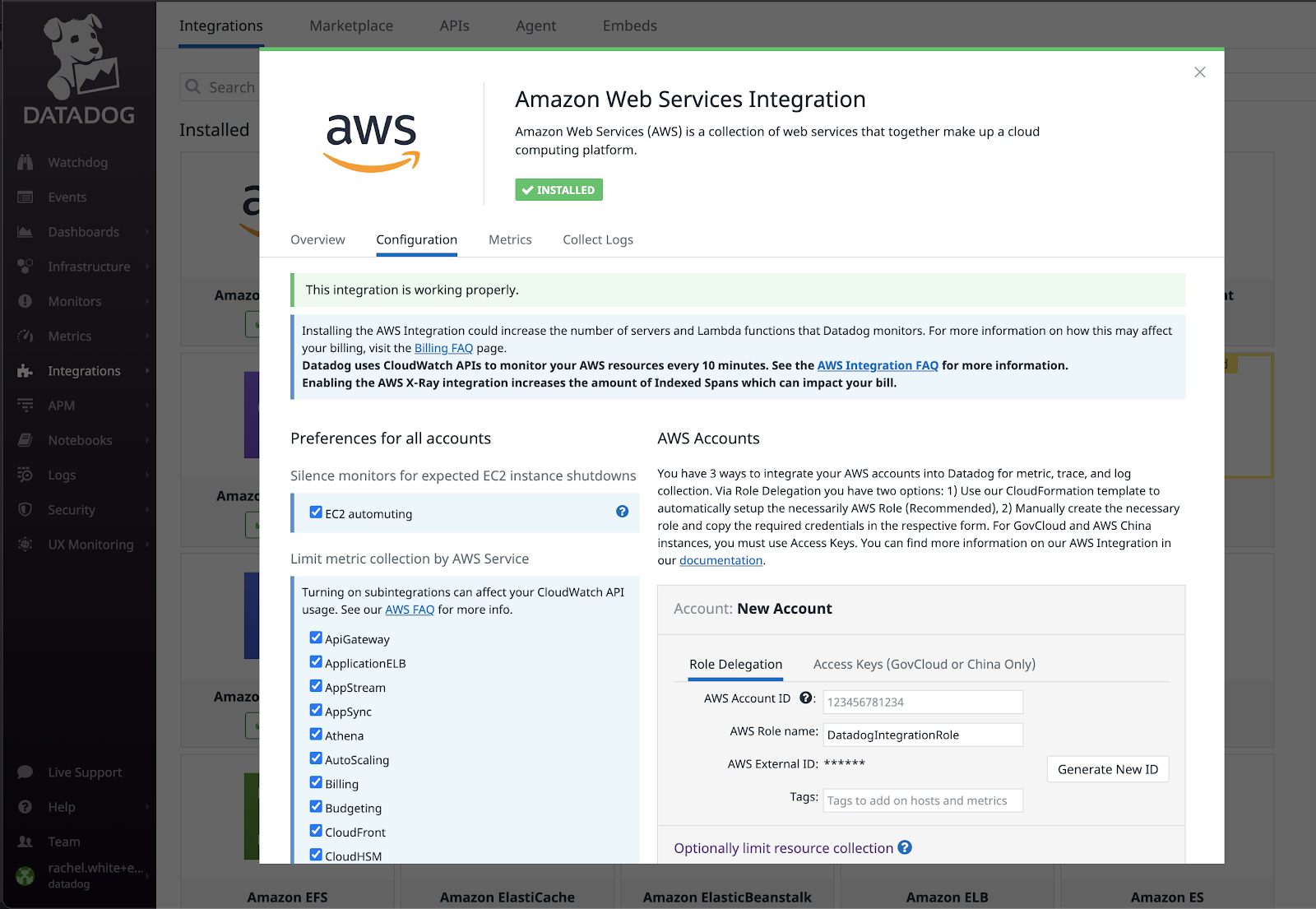 aws integration